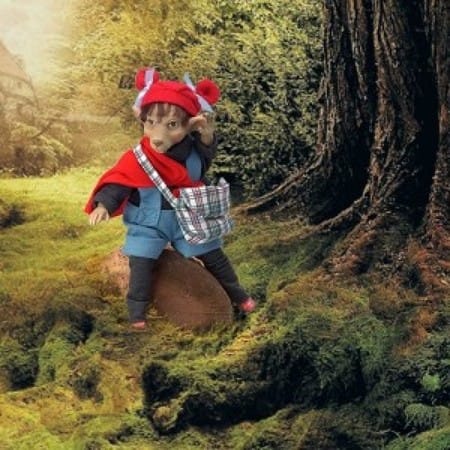 Кукла Красный Мышонок кельтский эльф (счастье) Кукла Красный Мышонок кельтский эльф (счастье)